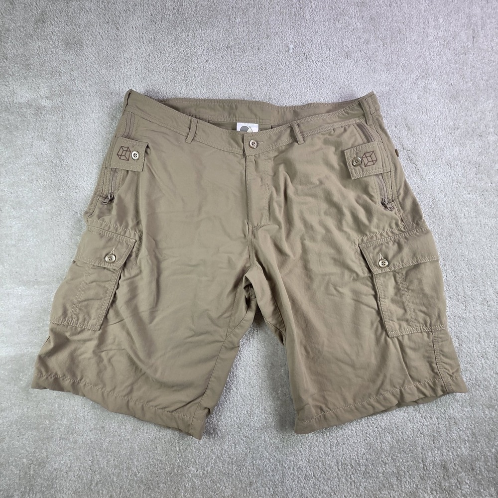 Clothing Arts‎ P Cubed Shorts Men's 40 Beige Picket Pocket Proof Travel